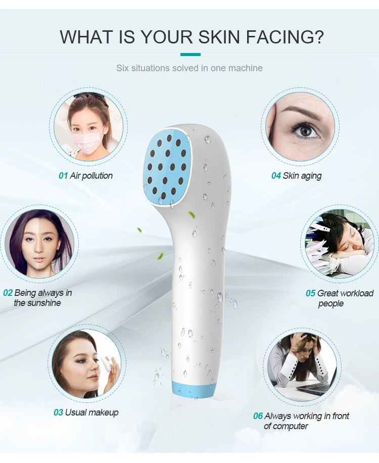 Factory Drop Ship Anti-Inflammation Acne Treatment Semiconductor LED Light Therapy Instrument