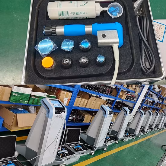 2 in 1 Vertical Ultrasound Shockwave Physical Therapy Equipment Vertical Shock Wave Therapy for ED Function, Pain Management, Cellulite Reduction