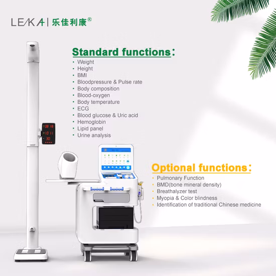 Hw-V6000 Medical Physical Health Examination Telehealth Kiosk for Hospital Clinic