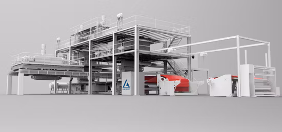 Al--1600mm SMS PP Spunbond Nonwoven Medical /Health Non Woven Fabric Making Machine
